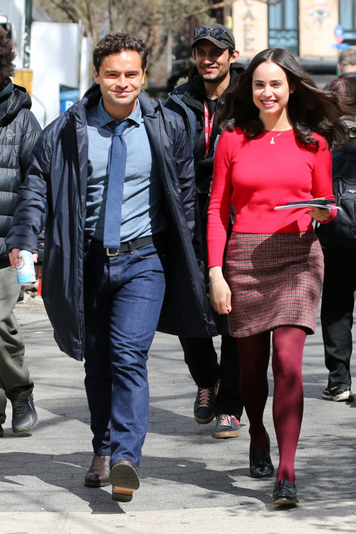 Sofia Carson on Set of The Life List with Sebastian De Souza New York, March 2024 2