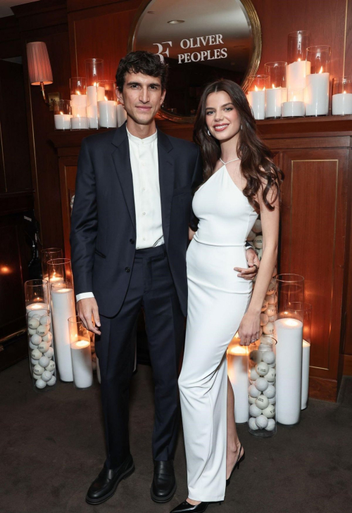 Sonia Ben Ammar at Roger Federer and Oliver Peoples Dinner, February 2024