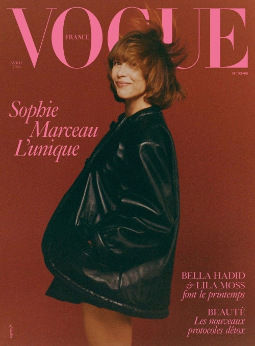 Sophie Marceau for Vogue France, April 2024