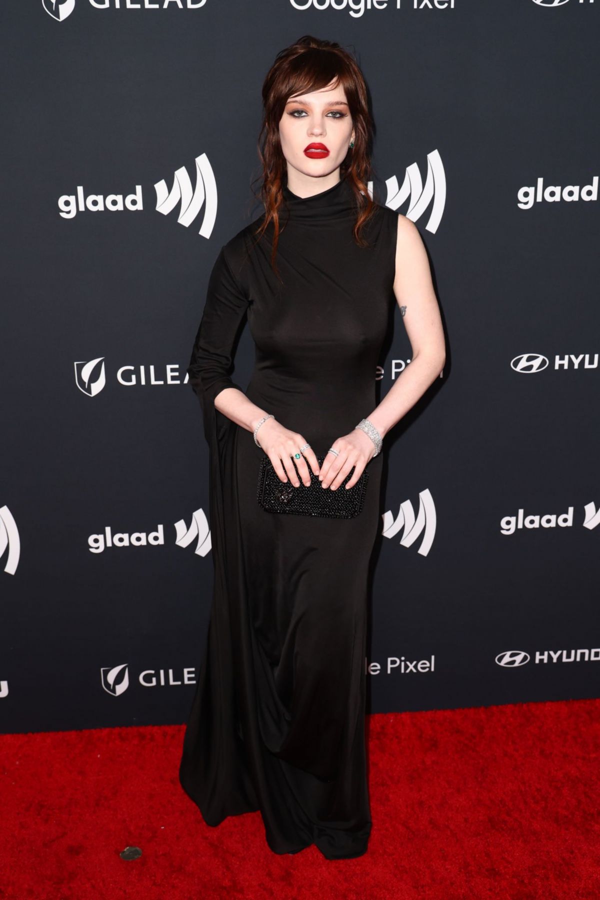 Sophie Thatcher at 35th Annual GLAAD Media Awards in Beverly Hills, March 2024