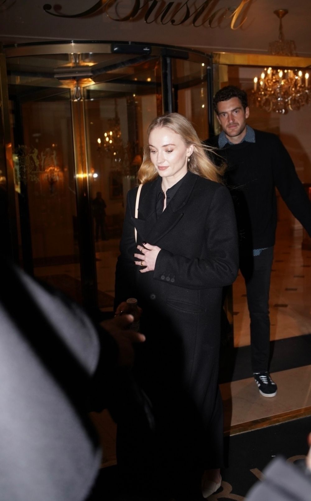 Sophie Turner at Dinner Engagement Paris Fashion Week, March 2024