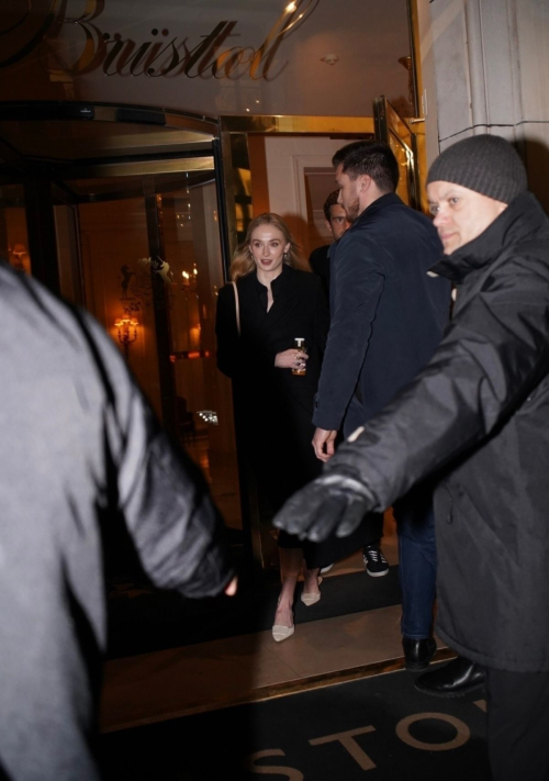 Sophie Turner at Dinner Engagement Paris Fashion Week, March 2024 1