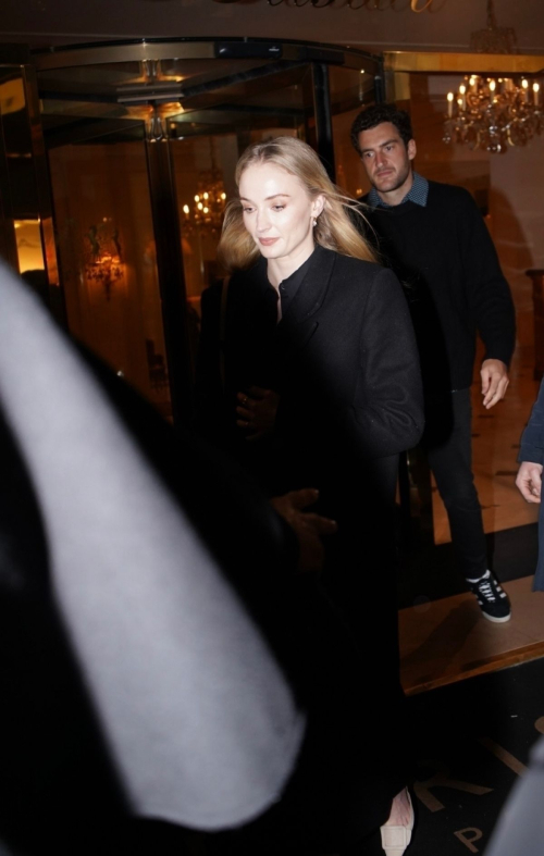 Sophie Turner at Dinner Engagement Paris Fashion Week, March 2024 3