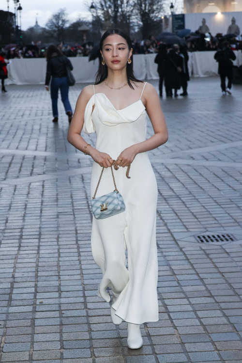 Suzu Hirose at Louis Vuitton Fashion Show Paris Fashion Week, March 2024