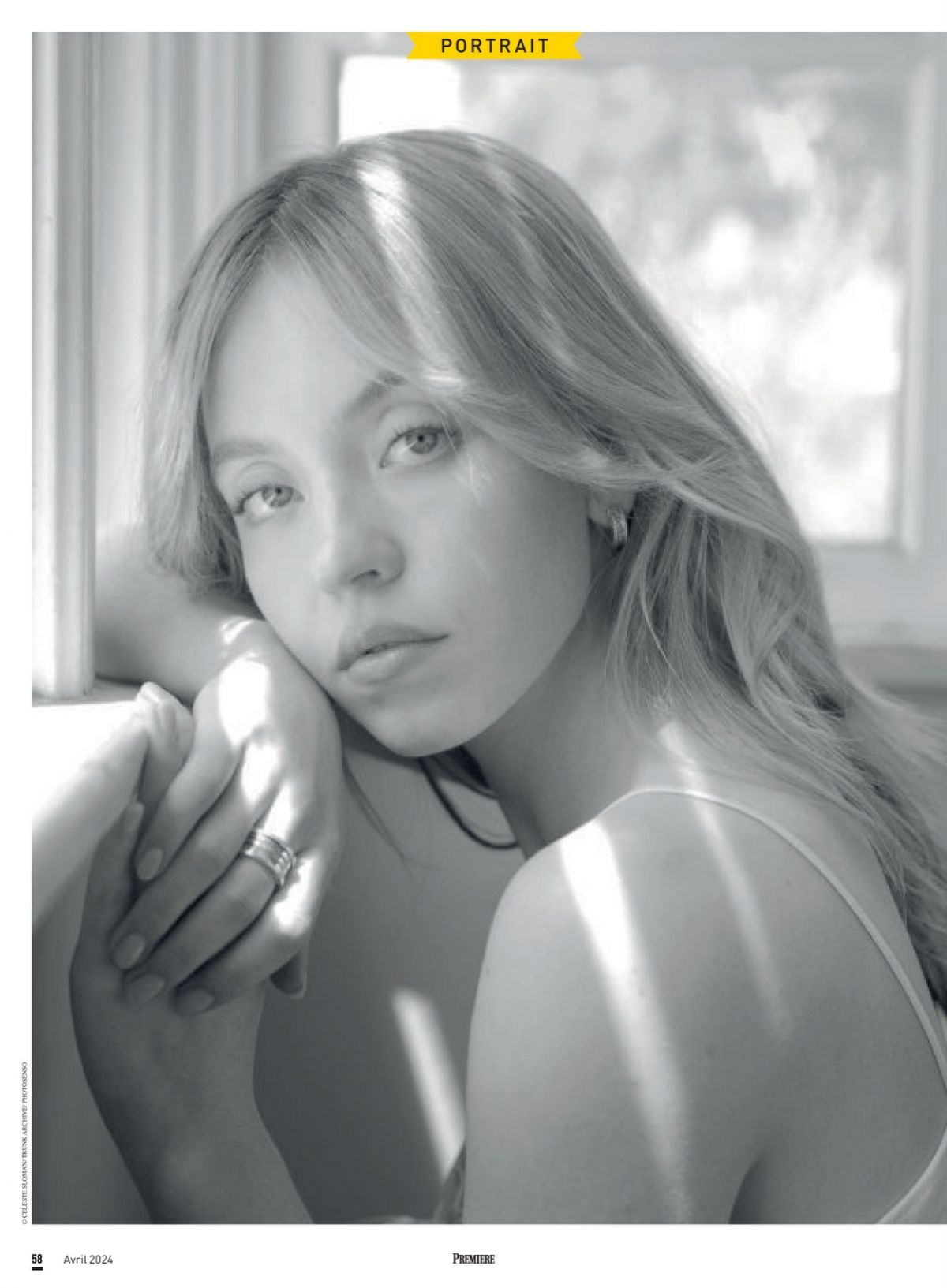 Sydney Sweeney for Premiere Magazine, April 2024