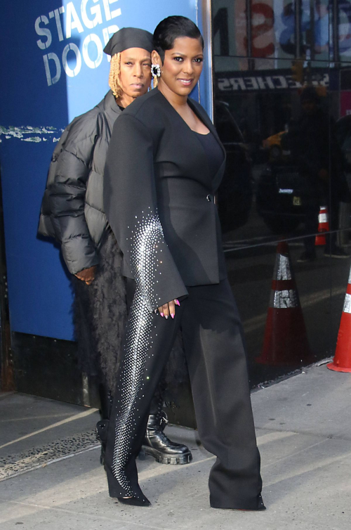 Tamron Hall Arrives at Good Morning America New York, March 2024 2