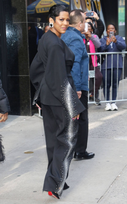 Tamron Hall Arrives at Good Morning America New York, March 2024 3