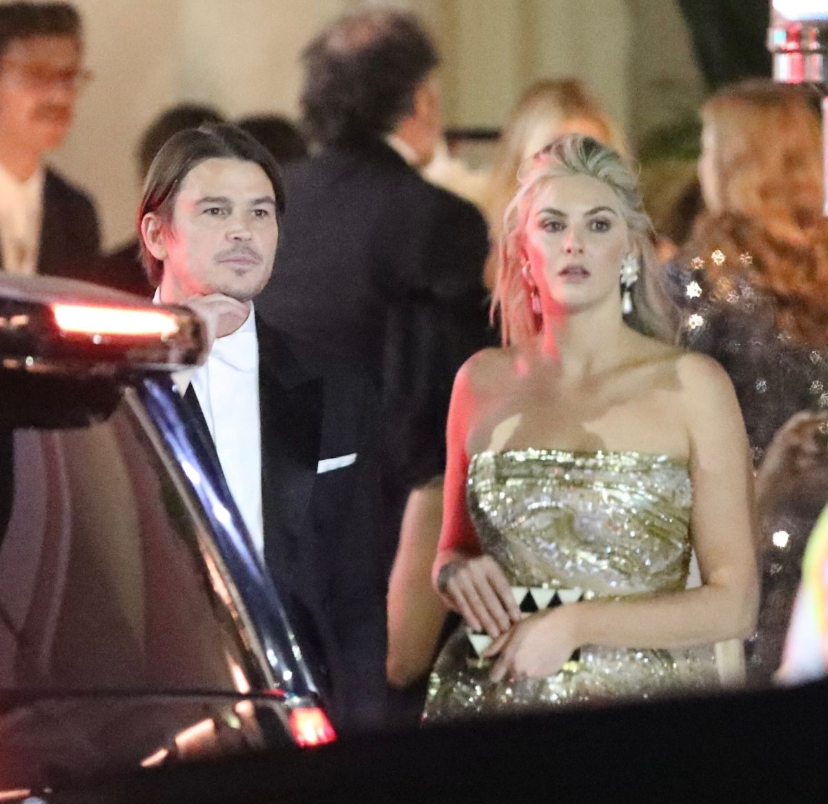 Tamsin Egerton Leaving Vanity Fair Oscar Party, March 2024