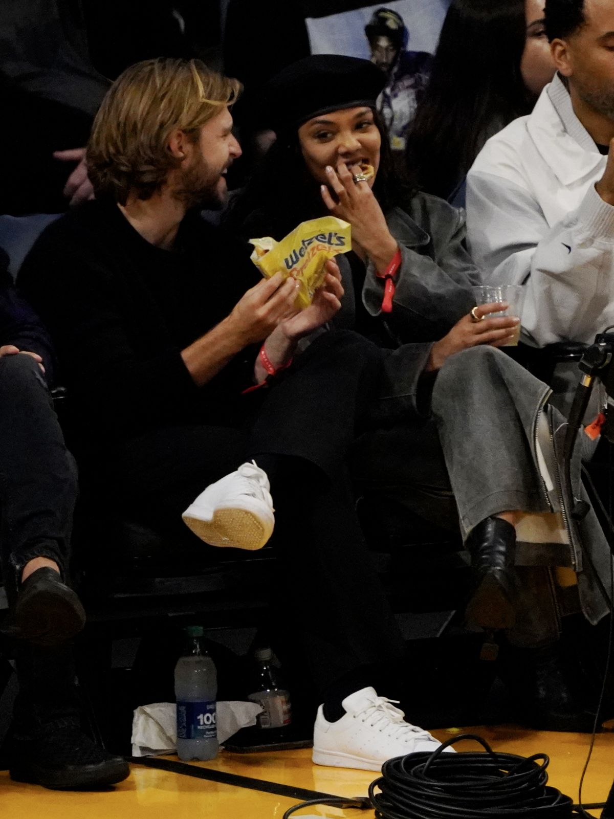 Tessa Thompson at LA Lakers vs Sacramento Kings Game, March 2024