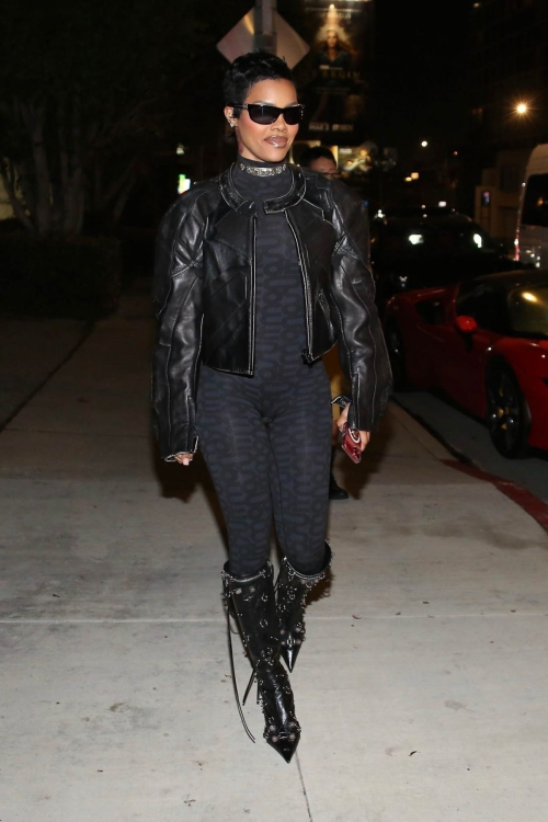 Teyana Taylor Arrives at Birdstreet Club in West Hollywood, March 2024 3