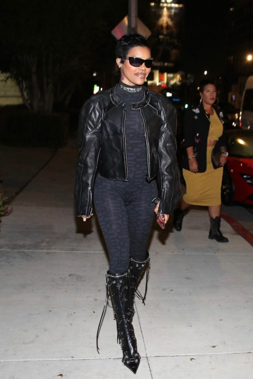 Teyana Taylor Arrives at Birdstreet Club in West Hollywood, March 2024 4