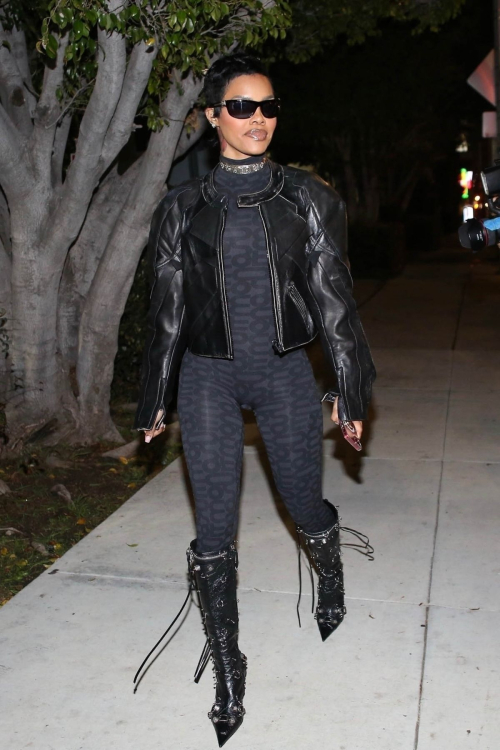 Teyana Taylor Arrives at Birdstreet Club in West Hollywood, March 2024 7