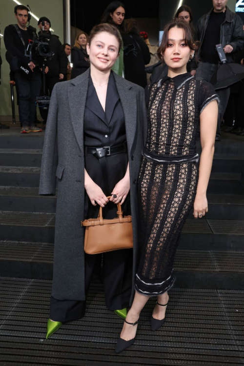 Thomasin McKenzie at Prada FW24 Womenswear Fashion Show, February 2024 2