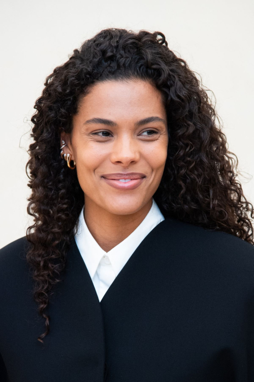 Tina Kunakey at PFW Simon Jacquemus Medal Photocall Paris, March 2024 1