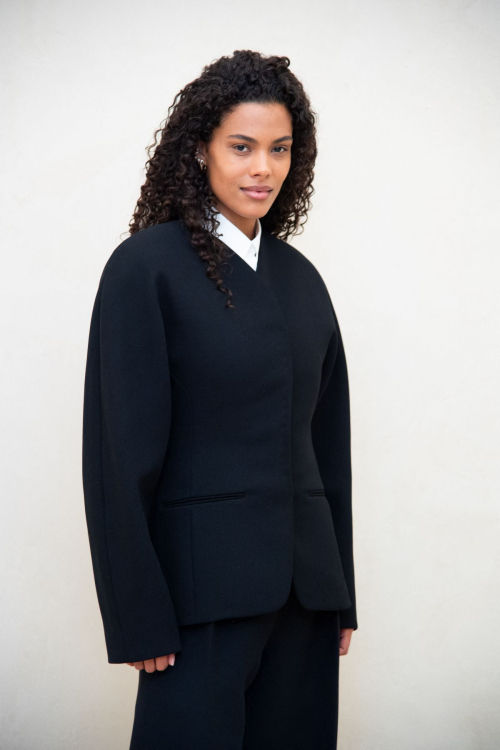 Tina Kunakey at PFW Simon Jacquemus Medal Photocall Paris, March 2024 4