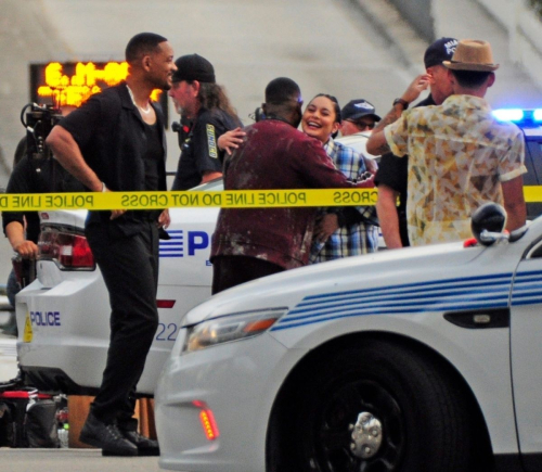 Vanessa Hudgens on the Set of Bad Boys 4 in Miami, March 2024