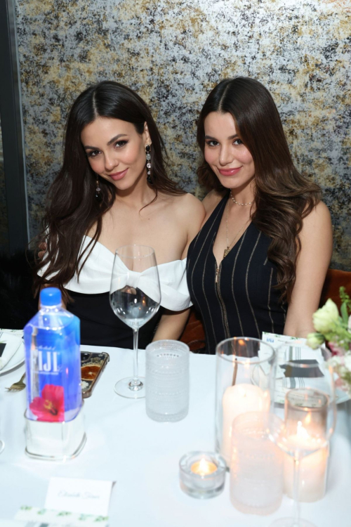 Victoria Justice and Madison Reed at FIJI Water CURATEUR Supper, March 2024 1