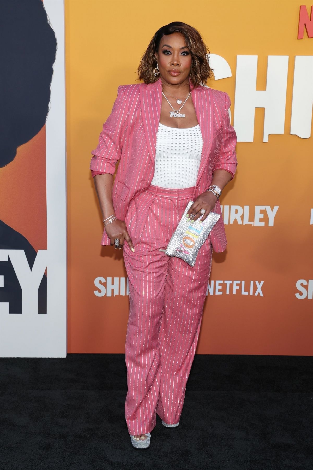 Vivica A. Fox at Shirley Premiere at Egyptian Theatre LA, March 2024