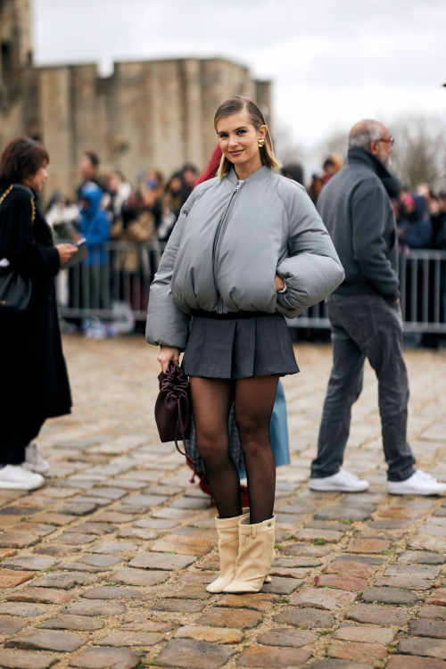 Xenia Adonts at Loewe Fashion Show Paris Fashion Week, March 2024 4