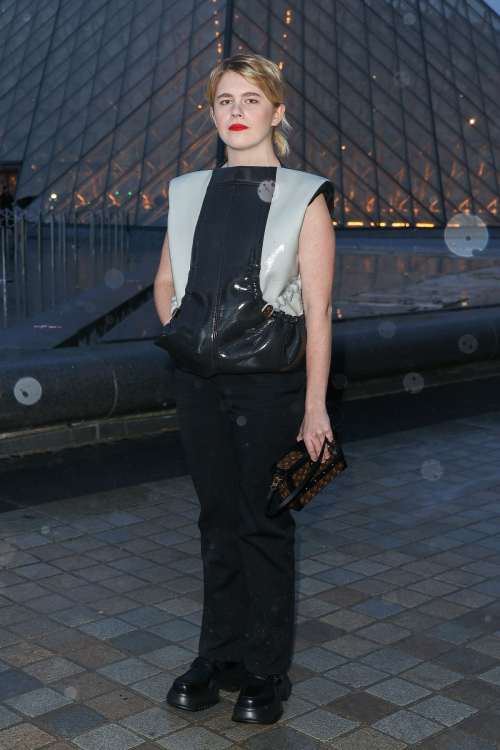 Zaho de Sagazan at Louis Vuitton Fashion Show Paris Fashion Week, March 2024 3