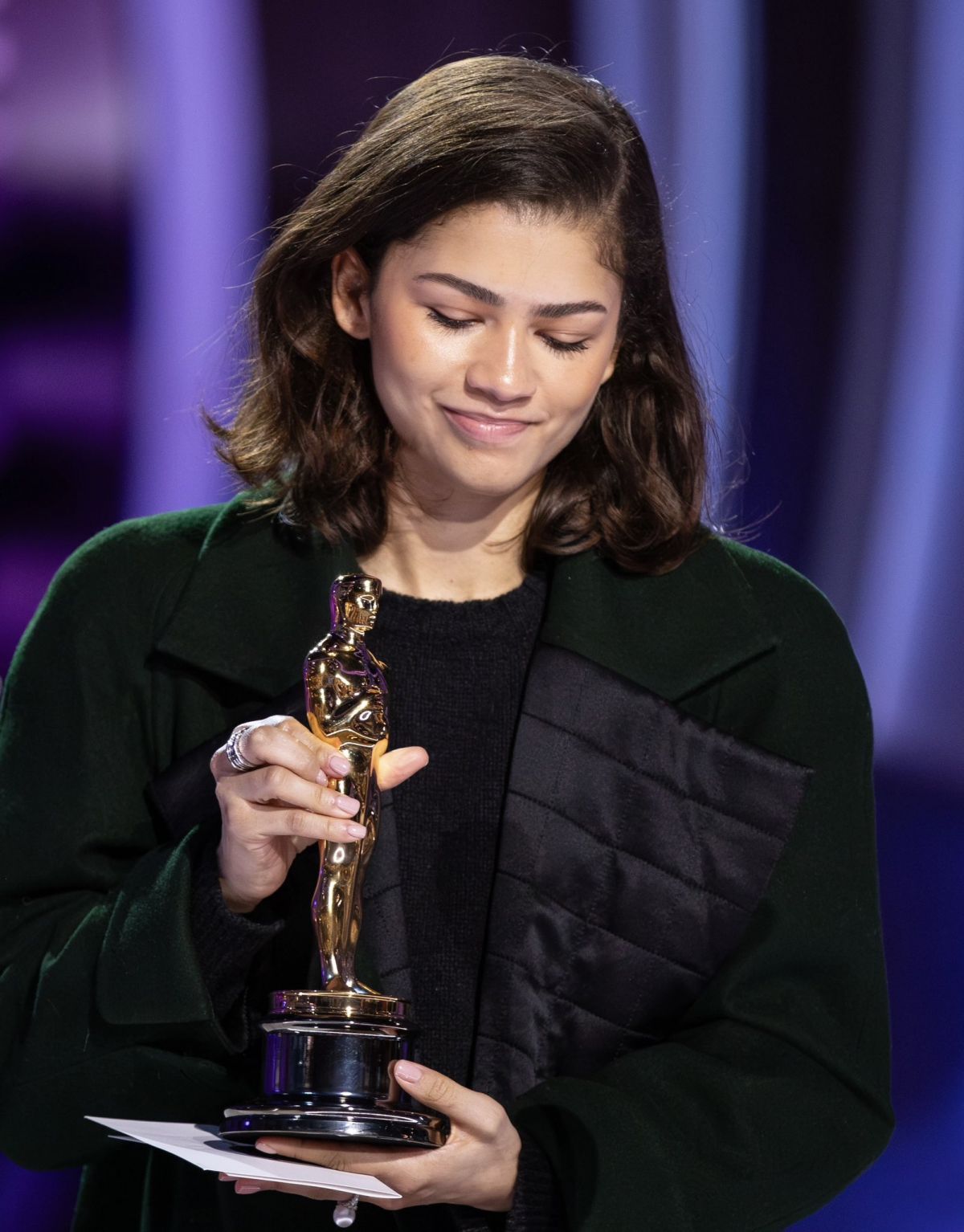 Zendaya at 2024 Oscars Rehearsals in Los Angeles, March 2024