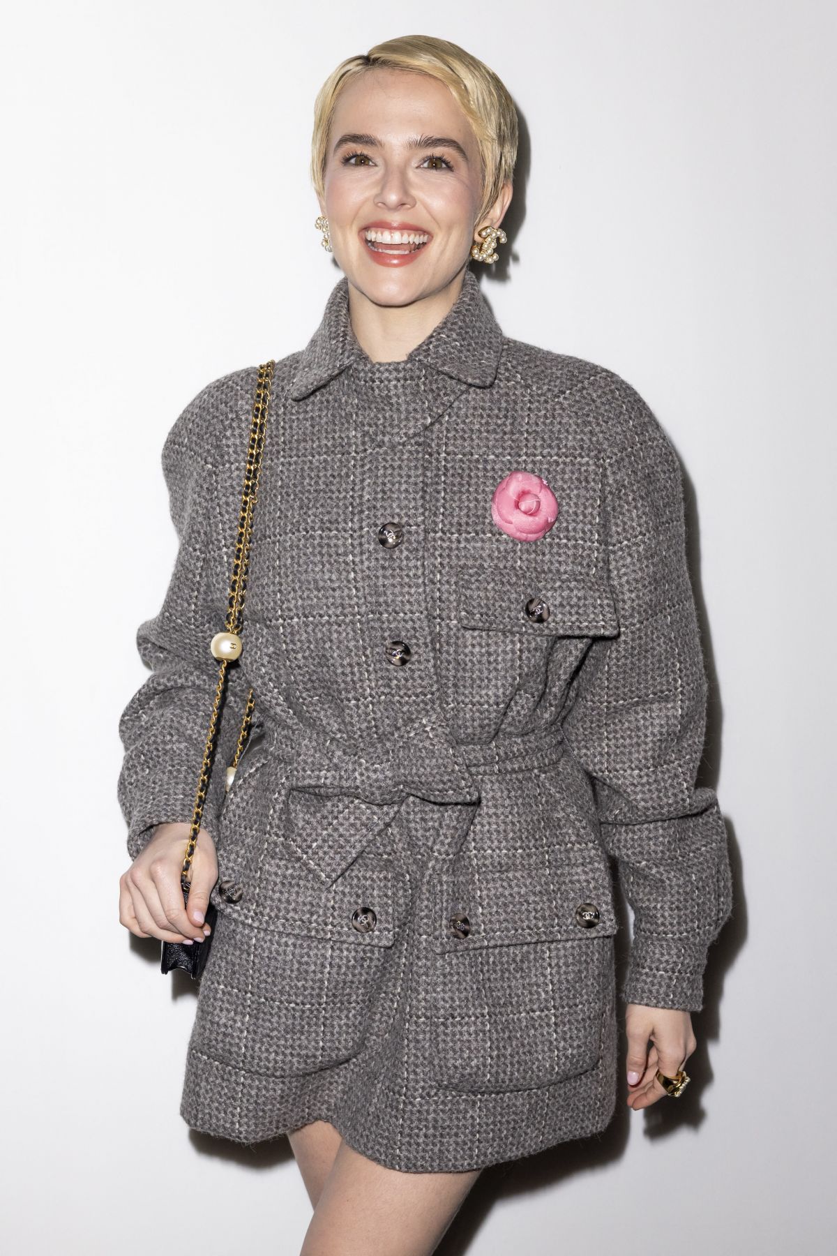 Zoey Deutch at Chanel Womenswear FW24-25 Show at Paris Fashion Week, March 2024