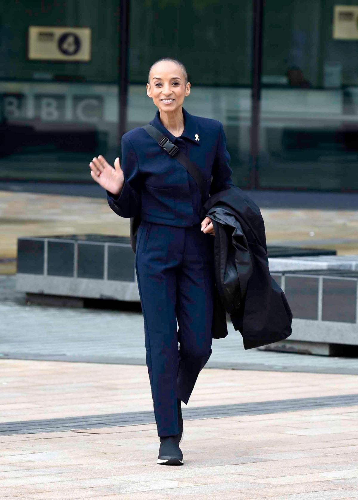 Adele Roberts Leaves BBC Breakfast Studios in Manchester