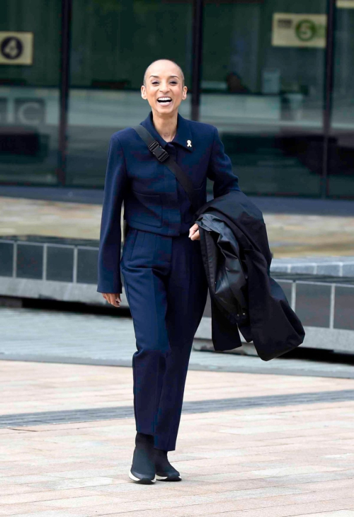 Adele Roberts Leaves BBC Breakfast Studios in Manchester 3