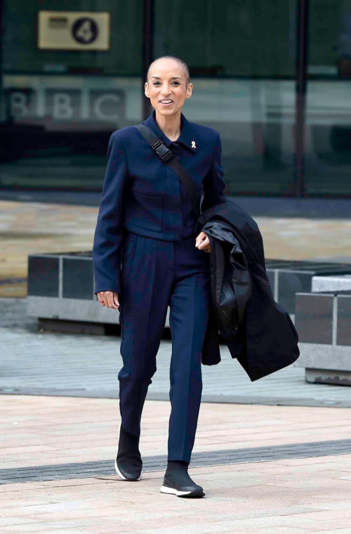 Adele Roberts Leaves BBC Breakfast Studios in Manchester 4