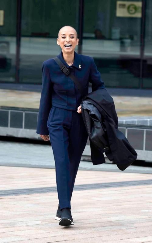 Adele Roberts Leaves BBC Breakfast Studios in Manchester 6