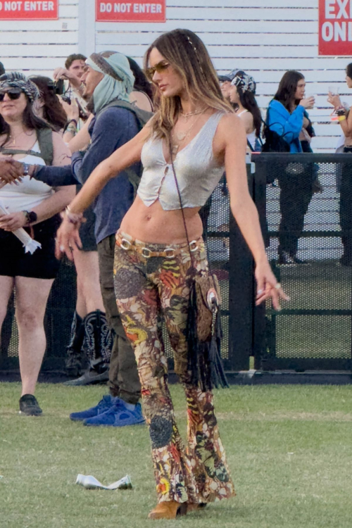 Alessandra Ambrosio Attends Coachella Music Festival