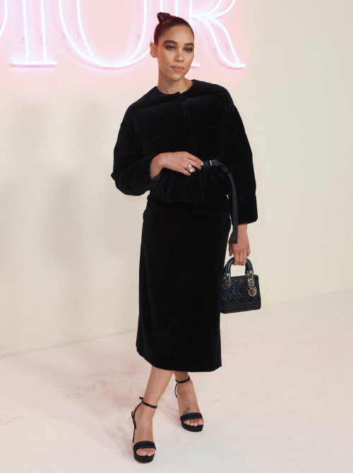 Alexandra Shipp at Dior Fashion Show in Brooklyn Museum