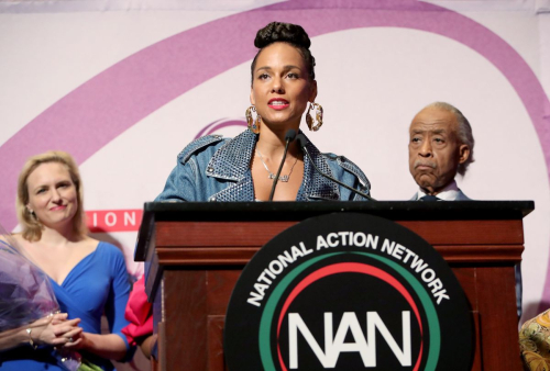 Alicia Keys at National Action Network Convention in New York 1