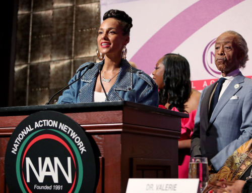 Alicia Keys at National Action Network Convention in New York 4