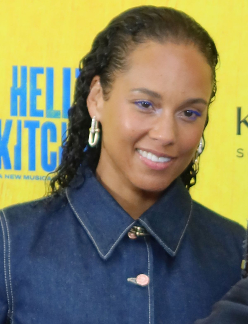 Alicia Keys at Opening Night of Hell’s Kitchen Broadway Musical 6