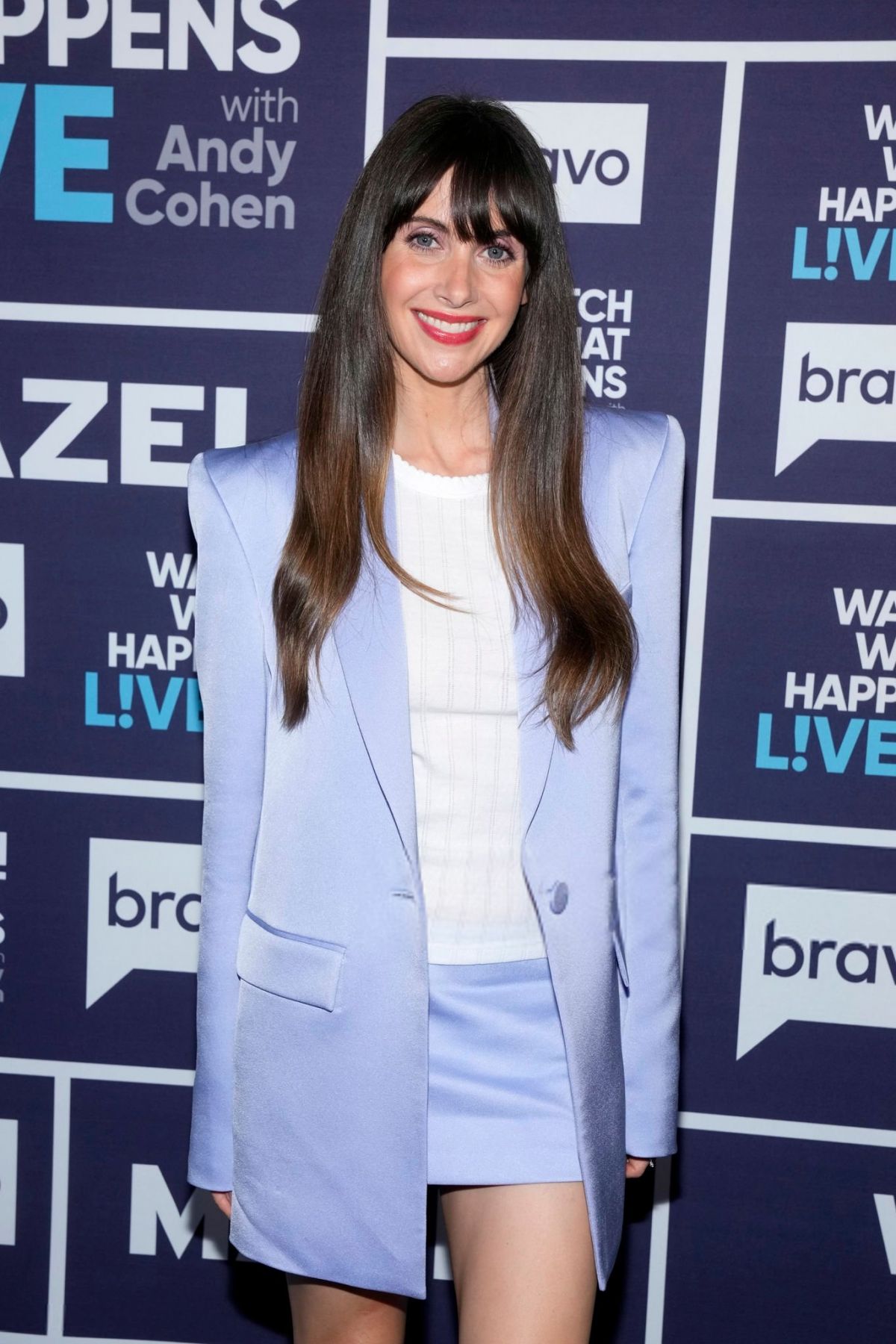 Alison Brie Appears on Watch What Happens Live