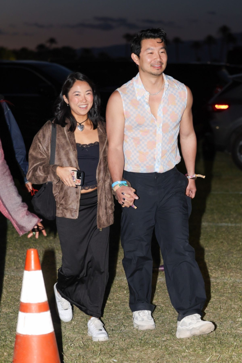 Allison Hsu Enjoys Night Out at Coachella Music Festival