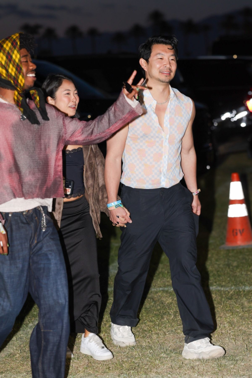 Allison Hsu Enjoys Night Out at Coachella Music Festival 2