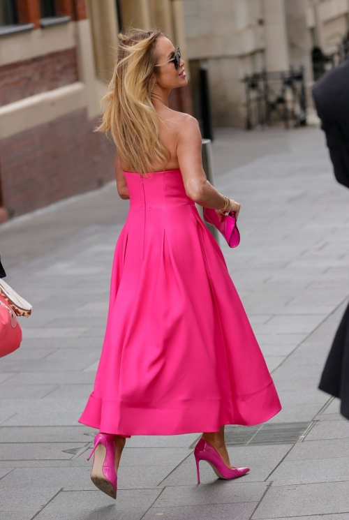 Amanda Holden Arrives at Heart Radio in London 2