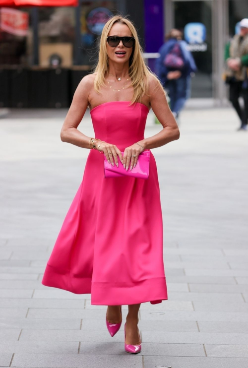 Amanda Holden Arrives at Heart Radio in London 4