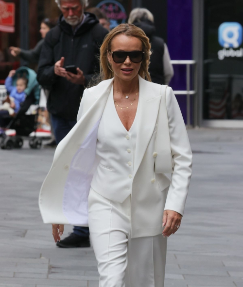 Amanda Holden Leaves Heart Radio in London 1