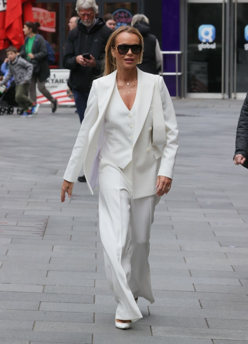 Amanda Holden Leaves Heart Radio in London 2