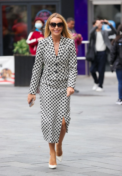 Amanda Holden Leaving Heart Radio in London 2