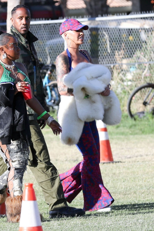 Amber Rose at Coachella Valley Music and Arts Festival 1