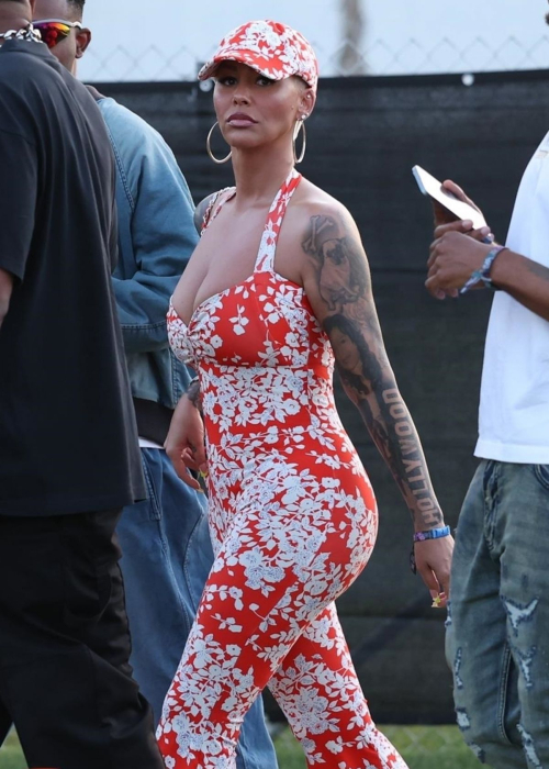 Amber Rose at Coachella Valley Music and Arts Festival