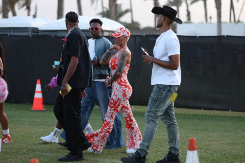 Amber Rose at Coachella Valley Music and Arts Festival 2