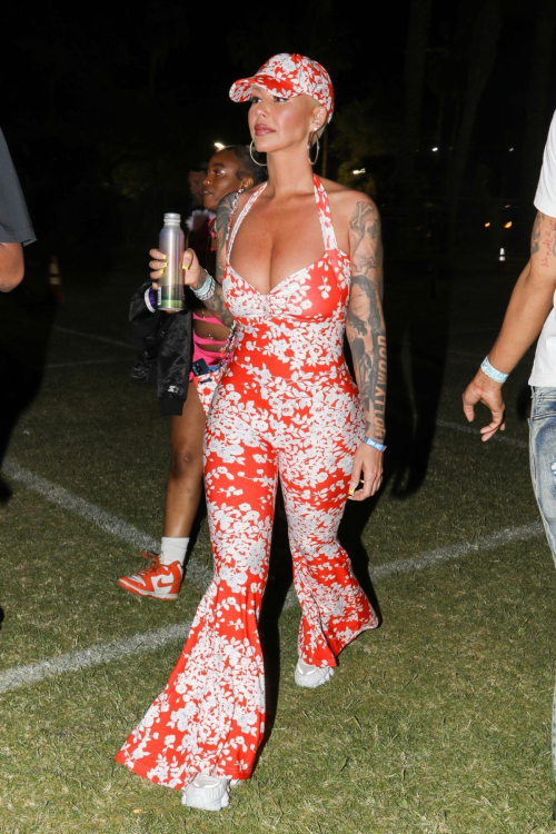 Amber Rose Enjoys Night Out at Coachella 5