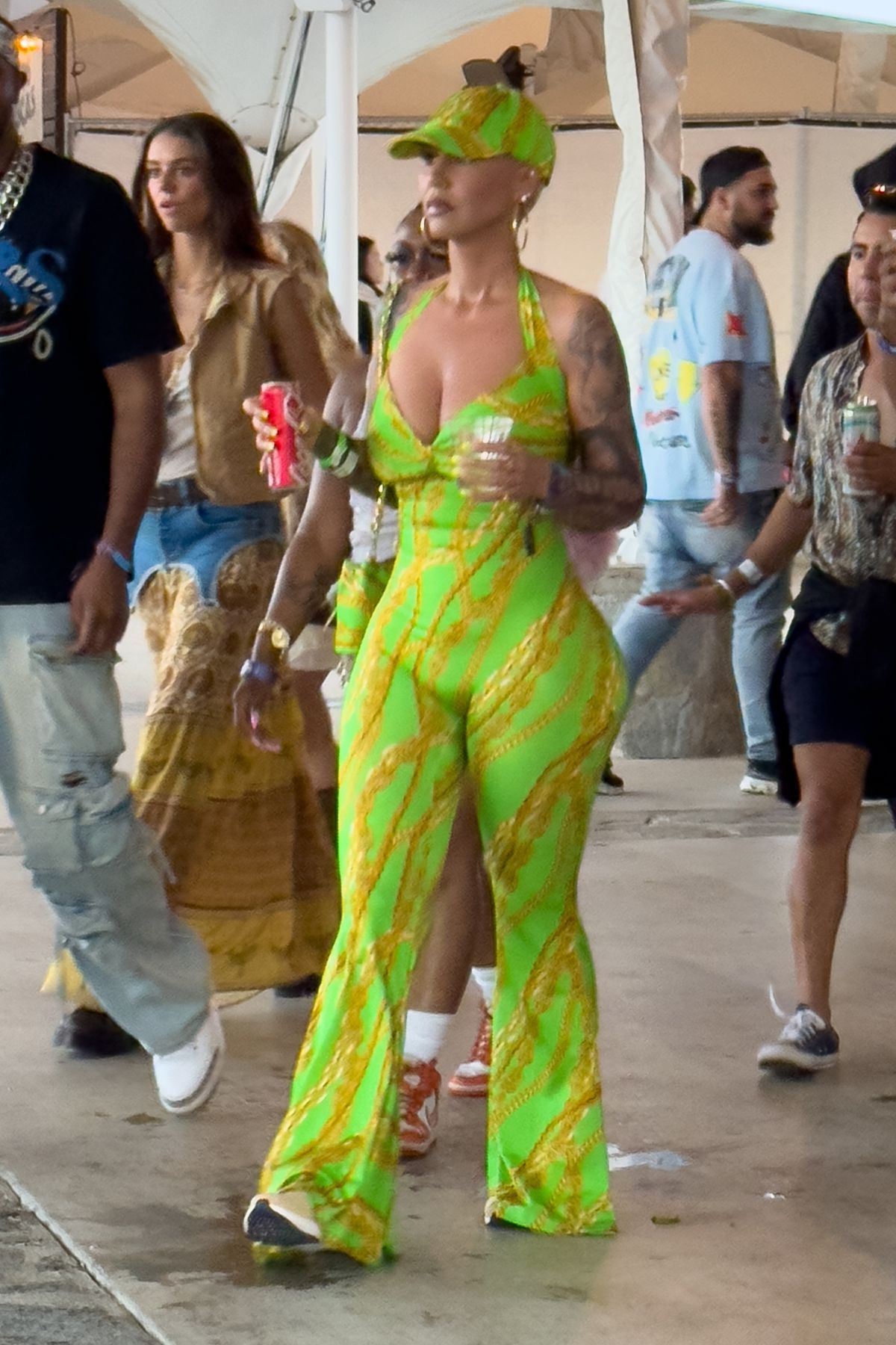 Amber Rose Spotted at Coachella Valley Music Festival