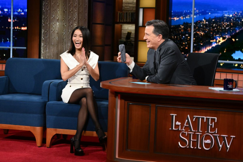 Anna Sawai at Late Show with Stephen Colbert