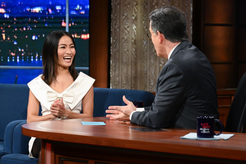 Anna Sawai at Late Show with Stephen Colbert 2